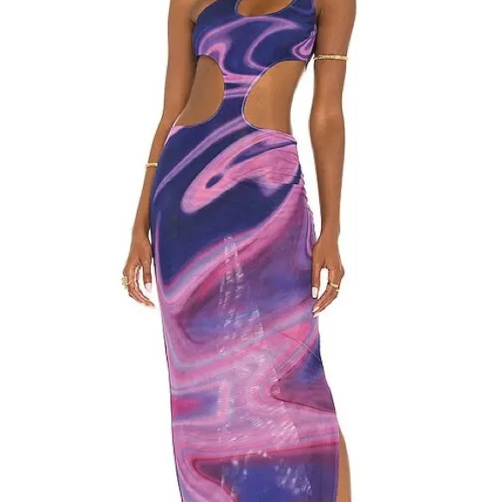 Farai London Vibrant Cutout Maxi Dress